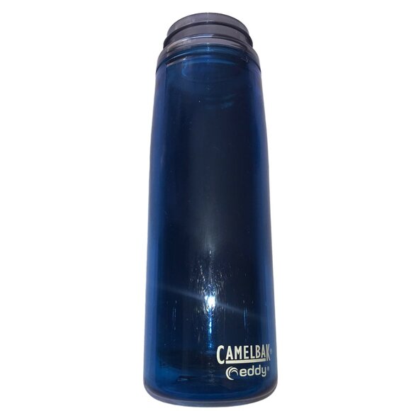 CAMELBAK Eddy Water Bottle w Straw, Lid, Blue / Gray Plastic 20oz - Picture 9 of 16